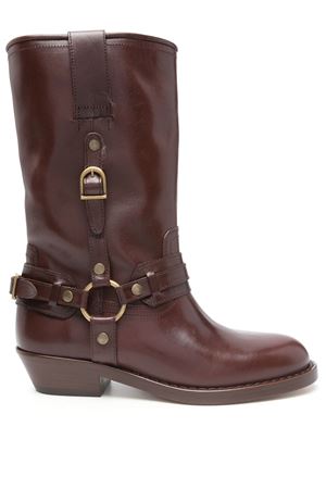 Brown leather Heiko boots ISABEL MARANT | BO0192FAC1A22S50BW